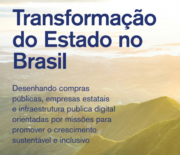 Capa de "Transformação do Estado no Brasil"